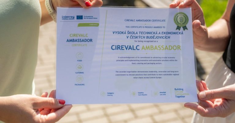České organizace získaly titul CIREVALC Ambassador of Circularity